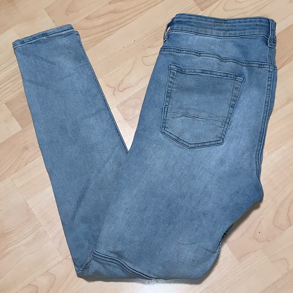 SOLD***Pacsun Active Stretch Stacked Skinny Moto Jeans 34x32 - Picture 2 of 12